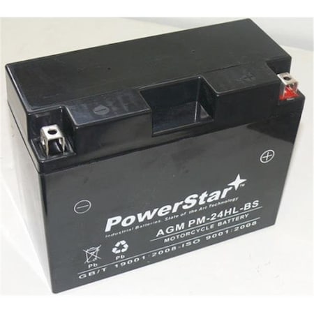 Powerstar PowerStar PM-24HL-BS-13 Replacement For Upg 43034 - Oem Ytx24Hl-Bs Motorcycle Battery PM-24HL-BS-13